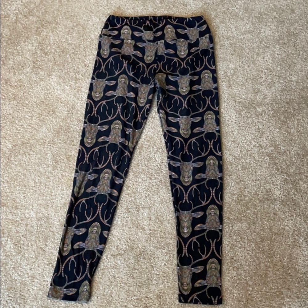 Lularoe deer leggings OS